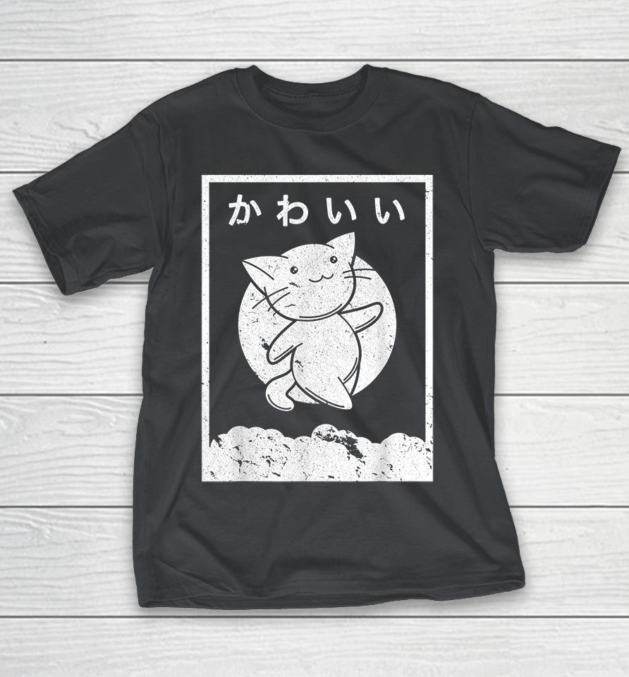Anime Kawaii Cat Retro Shirts WoopyTee