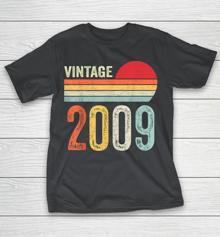 Vintage 2009 Funny 13 Years Old Boys and Girls 13th Birthday Shirts